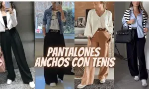 Qué zapatos usar con pantalones anchos para un look perfecto y estiloso