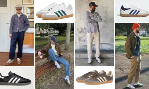 Outfits irresistibles para hombres con zapatillas adidas samba