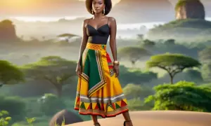 Faldas africanas: estilos únicos y su significado cultural profundo