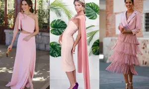 Con que combinar un vestido rosa palo: ideas para un look perfecto