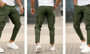 Outfit perfecto para pantalón cargo verde hombre que debes probar
