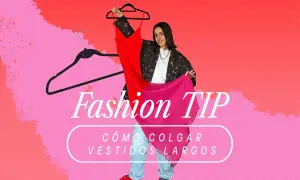 Cómo colgar un vestido largo en una percha sin arrugas ni daños