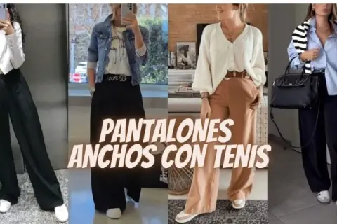 Qué zapatos usar con pantalones anchos para un look perfecto y estiloso