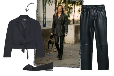 Pantalón negro vestir mujer Zara: estilos que no puedes perderte