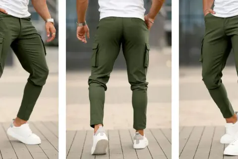Outfit perfecto para pantalón cargo verde hombre que debes probar