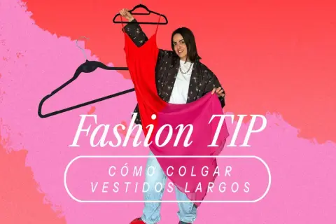 Cómo colgar un vestido largo en una percha sin arrugas ni daños
