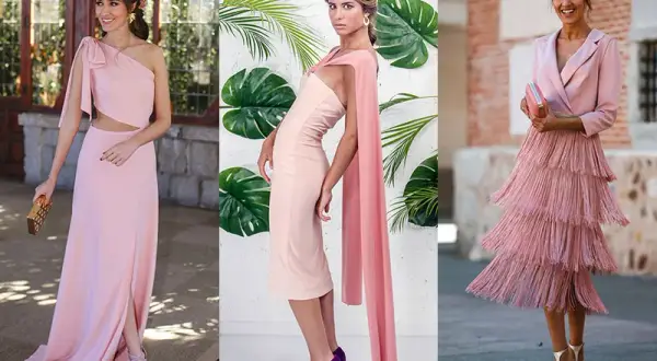 Con que combinar un vestido rosa palo: ideas para un look perfecto