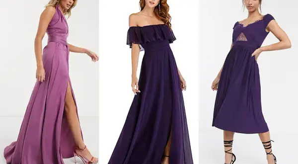 Con que combinar un vestido lila para lucir espectacular en cualquier ocasión