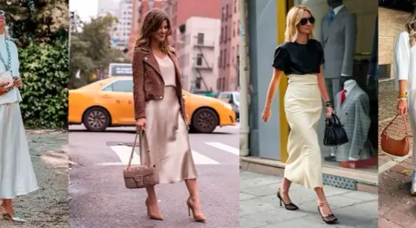 Faldas largas beige: combina estilo y elegancia para cualquier ocasión