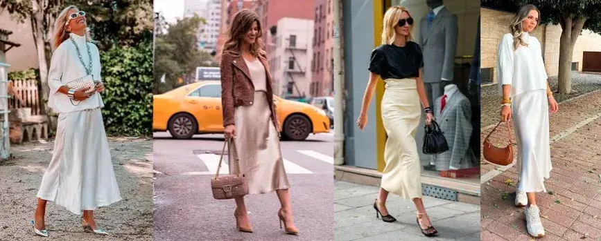 Faldas largas beige: combina estilo y elegancia para cualquier ocasión